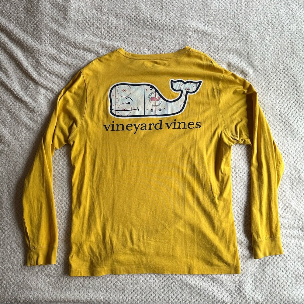 Vineyard Vines Hockey Rink Long-Sleeve Pocket Tee